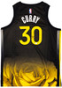 Golden State Warriors Stephen Curry Autographed Black Nike Swingman City Edition Jersey Size 48 JSA Stock #221491