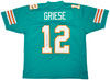 Miami Dolphins Bob Griese Autographed Teal Jersey Beckett BAS Witness Stock #222015