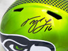 Tyler Lockett Autographed Seattle Seahawks Flash Green Full Size Speed Replica Helmet MCS Holo Stock #222030