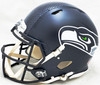 Tyler Lockett Autographed Seattle Seahawks Blue Full Size Speed Authentic Helmet MCS Holo Stock #222031