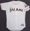 Miami Marlins Ichiro Suzuki Autographed White Majestic Authentic Cool Base Jersey Size 44 IS Holo Stock #111457