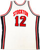 1992 USA Dream Team John Stockton Autographed White Authentic Mitchell & Ness Jersey Size 52 Beckett BAS Witness Stock #224358