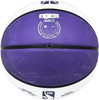 John Stockton Autographed Purple & White City Edition Basketball Utah Jazz Beckett BAS Witness Stock #224371