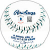 Josh Jung Autographed Official 2023 All Star Game Logo Game Baseball Texas Rangers "Rookie AS Game" Beckett BAS Witness Stock #224411