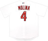 St. Louis Cardinals Yadier Molina Autographed White Nike Jersey Size Large JSA Stock #224685