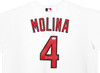 St. Louis Cardinals Yadier Molina Autographed White Nike Jersey Size Large JSA Stock #224685