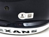 Nico Collins Autographed Houston Texans Blue Full Size Speed Replica Helmet Beckett BAS Witness Stock #224742