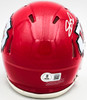 Skyy Moore Autographed Kansas City Chiefs Red Speed Mini Helmet "SB LVII LVIII Champs" Beckett BAS Witness Stock #224838