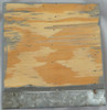 Chicago Bulls Game Used 6x6 Red Hardwood Floor Piece Michael Jordan Stock #123769