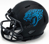 Travis Etienne Autographed Jacksonville Jaguars Eclipse Black Speed Mini Helmet Beckett BAS Witness Stock #225125