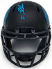 Travis Etienne Autographed Jacksonville Jaguars Eclipse Black Speed Mini Helmet Beckett BAS Witness Stock #225126