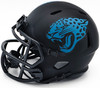 Travis Etienne Autographed Jacksonville Jaguars Eclipse Black Speed Mini Helmet Beckett BAS Witness Stock #225126