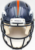 Russell Wilson Autographed Denver Broncos Blue Full Size Authentic Speed Helmet Fanatics Holo Stock #227927