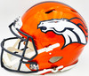 Russell Wilson Autographed Denver Broncos Flash Orange Full Size Authentic Speed Helmet Fanatics Holo Stock #227928