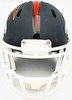 Russell Wilson Autographed Denver Broncos Flat Matte Black Speed Mini Helmet Fanatics Holo Stock #227949