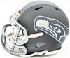 Unsigned Seattle Seahawks Slate Silver Speed Mini Helmet Stock #227959