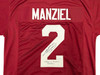 Texas A&M Aggies Johnny Manziel Autographed Maroon Jersey "Johnny F'ing Football" JSA Stock #228798