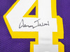 Los Angeles Lakers Jerry West Autographed Purple Jersey JSA Stock #228803