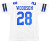 Dallas Cowboys Darren Woodson Autographed White Jersey Beckett BAS QR Stock #230010