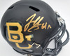 Josh Gordon Autographed Baylor Bears Matte Black Speed Mini Helmet Beckett BAS Stock #131615