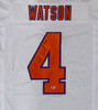 Clemson Tigers Deshaun Watson Autographed White Jersey Beckett BAS Stock #145325