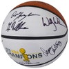 1978-79 NBA Champions Seattle Supersonics Multi Signed Autographed Basketball With 9 Signatures Including Fred Brown & Lenny Wilkens MCS Holo Stock #145851