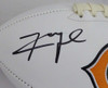 Khalil Mack Autographed Chicago Bears White Logo Football Beckett BAS Stock #148625