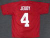 Alabama Crimson Tide Jerry Jeudy Autographed Red Jersey Beckett BAS Stock #159236