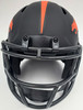 Steve Atwater Autographed Eclipse Black Denver Broncos Speed Mini Helmet Beckett BAS Stock #177485
