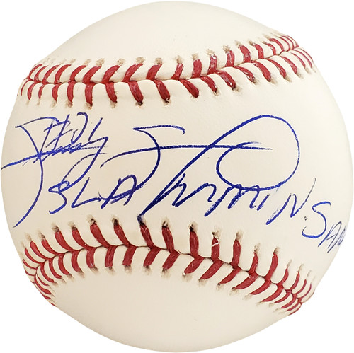 Sammy Sosa Autographed Official MLB Baseball Chicago Cubs "Slammin Sammy" Beckett BAS Stock #177578