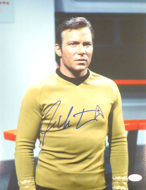 William Shatner Autographed 11x14 Photo Star Trek JSA Stock #178312