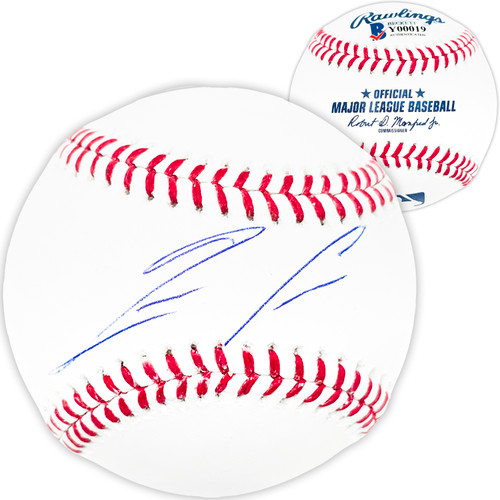 Ronald Acuna Jr. Autographed Official MLB Baseball Atlanta Braves Beckett BAS Stock #178980