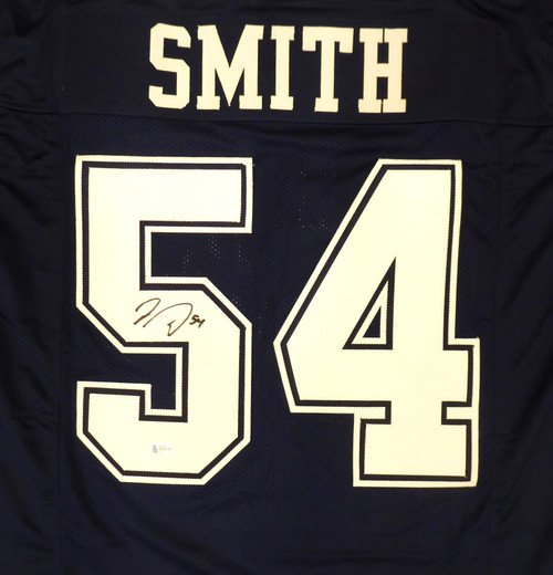 Dallas Cowboys Jaylon Smith Autographed Blue Jersey Beckett BAS Stock #187474