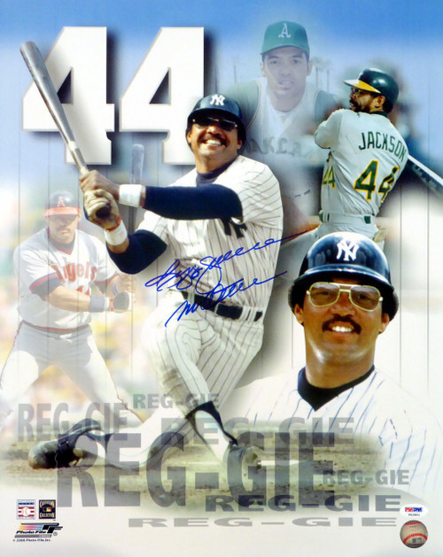 Reggie Jackson Autographed 16x20 Photo New York Yankees "Mr. October" PSA/DNA Stock #19082