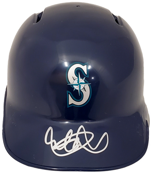 Ichiro Suzuki Autographed Seattle Mariners Batting Mini Helmet IS Holo Stock #190510