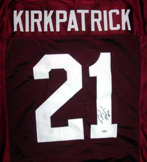 Alabama Crimson Tide Dre Kirkpatrick Autographed Red Jersey PSA/DNA RookieGraph Stock #29381
