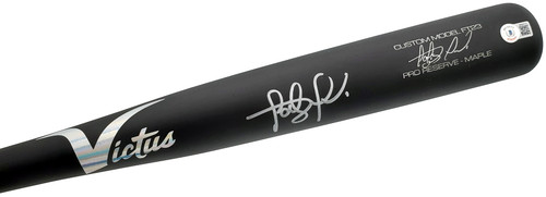 Fernando Tatis Jr. Autographed Black Victus Game Model Bat San Diego Padres Beckett BAS QR Stock #197451