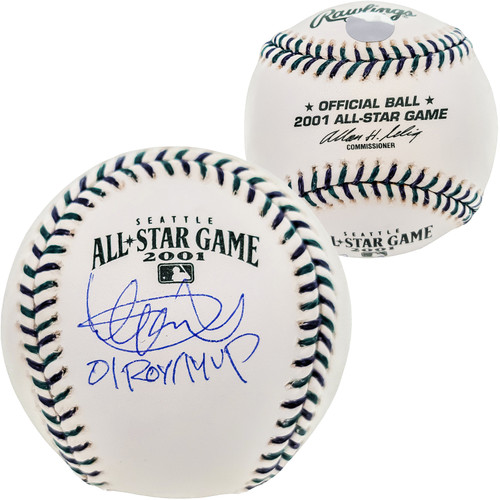 Ichiro Suzuki Autographed Official MLB 2001 All Star Game Baseball Seattle Mariners "01 ROY/MVP" IS Holo Stock #202065