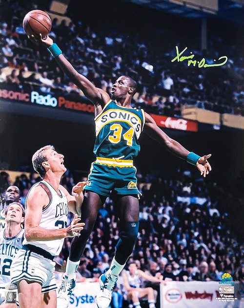 Xavier McDaniel Autographed 16x20 Photo Seattle Supersonics MCS Holo Stock #202459