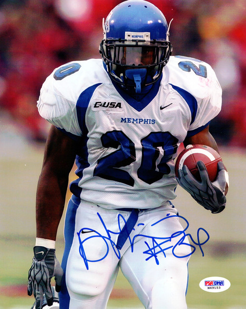 DeAngelo Williams Autographed 8x10 Photo Memphis Tigers PSA/DNA Stock #76031