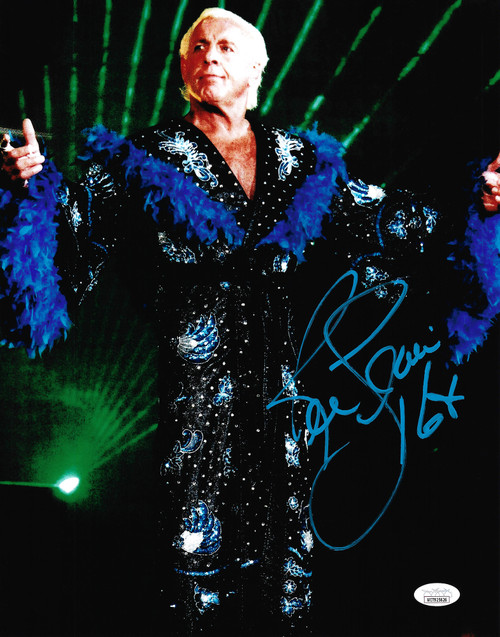 Ric Flair Autographed 11x14 Photo "16x" JSA Stock #203585