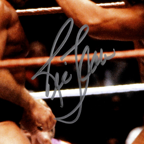 Ric Flair Autographed 11x14 Photo vs. Hulk Hogan JSA Stock #203603