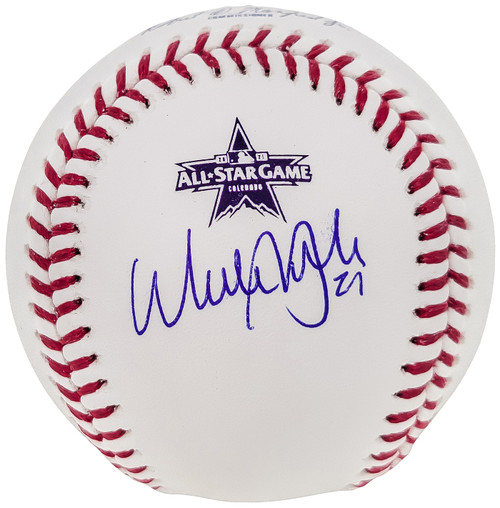 Walker Buehler Autographed Official 2021 All Star Game MLB Baseball Los Angeles Dodgers Beckett BAS QR Stock #203869