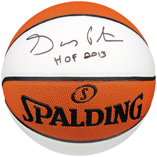 Gary Payton Autographed Official Spalding White Panel Basketball Seattle Supersonics "HOF 2013" Beckett BAS QR Stock #206122