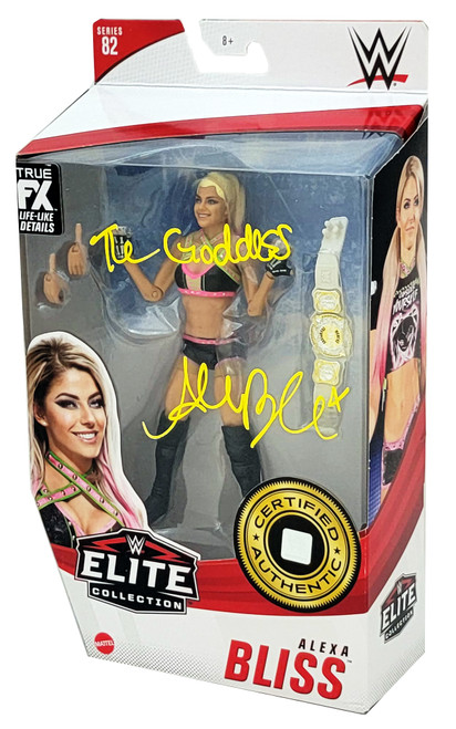Alexa Bliss Autographed WWE Elite Collection #82 Action Figure "The Goddess" Beckett BAS Witness Stock #208697