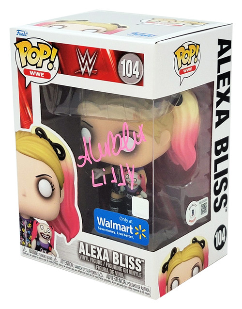 Alexa Bliss Autographed Funko Pop #104 Vinyl Figurine "Lilly" Beckett BAS Witness Stock #208706