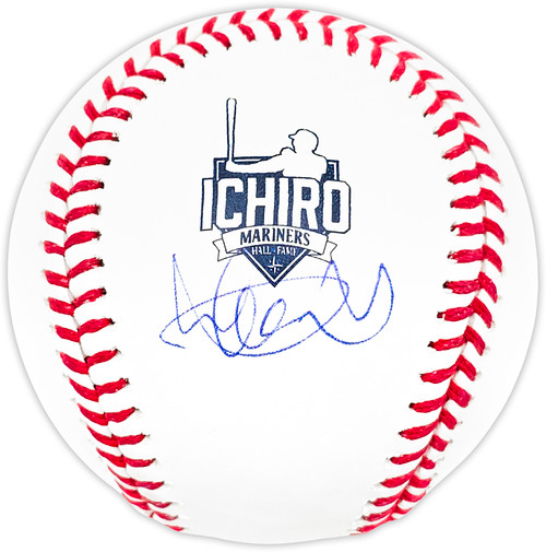 Ichiro Suzuki Autographed Official Seattle Mariners Hall of Fame HOF Logo Baseball IS Holo Stock #209040
