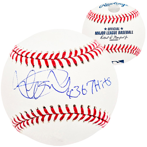 Ichiro Suzuki Autographed Official MLB Baseball Seattle Mariners "4367 Hits" IS Holo Stock #212162