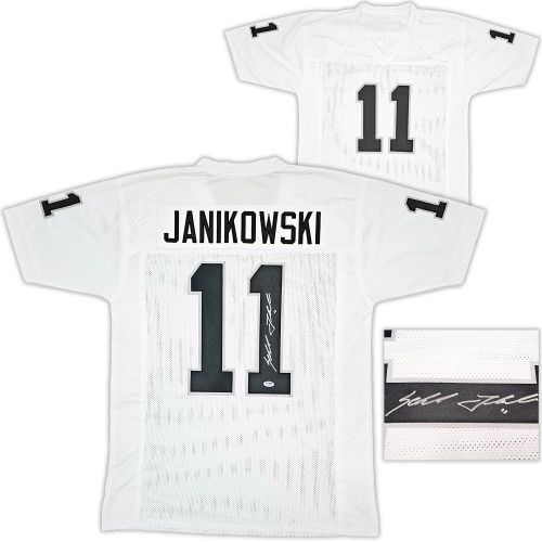 Oakland Raiders Sebastian Janikowski Autographed White Jersey PSA/DNA Stock #212450