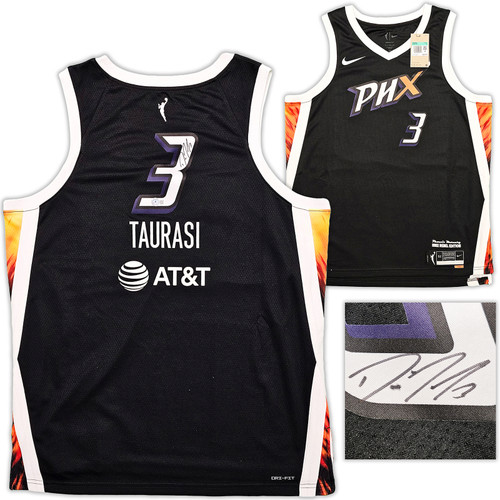 Phoenix Mercury Diana Taurasi Autographed Black Nike Rebel Edition Jersey Size XL Beckett BAS QR Stock #214836